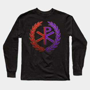 Roman Empire East and West Chi Rho symbol Long Sleeve T-Shirt